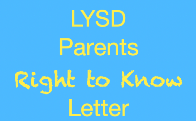 lysd parents right to know letter image